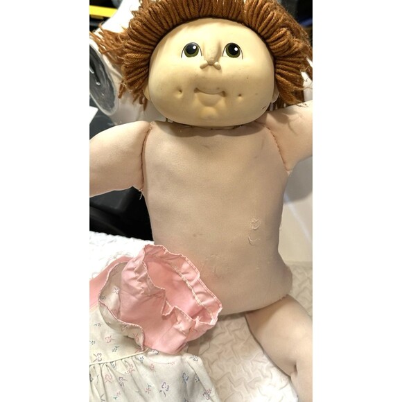 Cabbage patch Head 1984 MN Thomas Homemade Body ? 18 inch doll - Picture 2 of 16